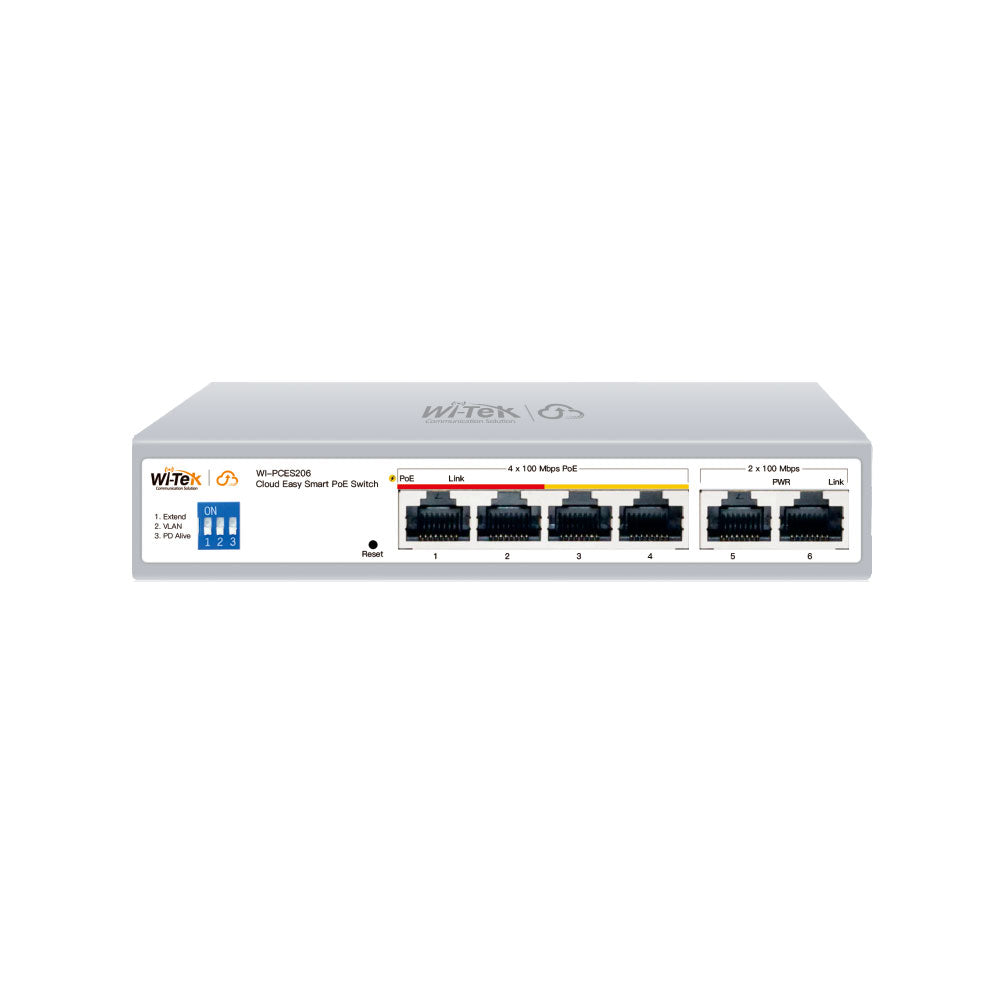 Switch Ethernet 4 Ports POE avec Cloud - WITEK