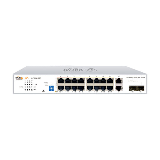 Switch Ethernet 16 Ports POE avec Cloud - WITEK