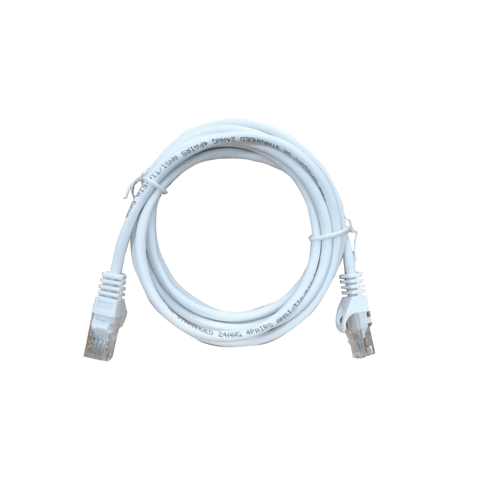 Câble RJ45 UTP catégorie 5e de 5 mètres - Direct - Sécurité - Boutique