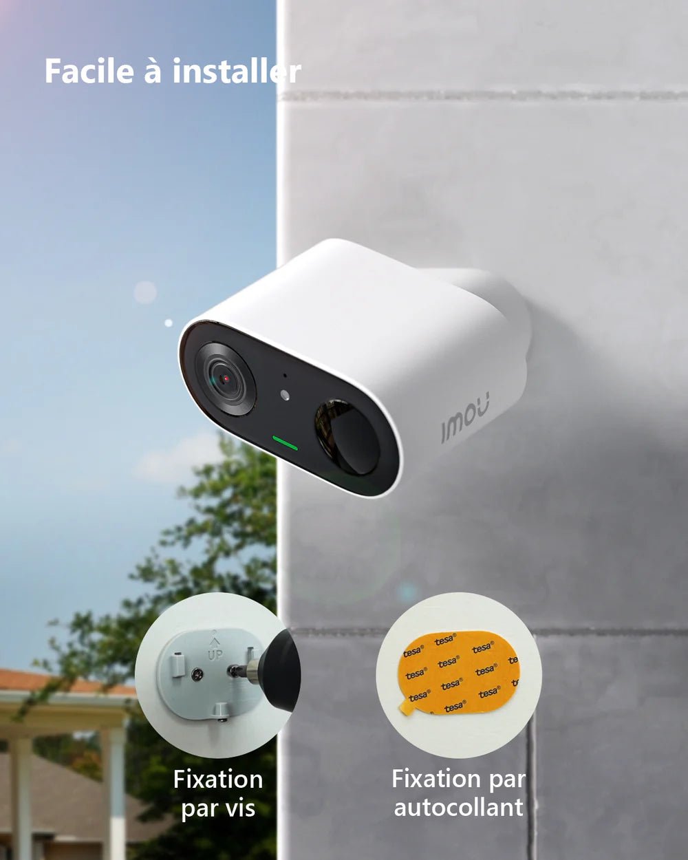 Caméra 100% autonome avec batterie et panneau solaire - Direct - Sécurité - Boutique
