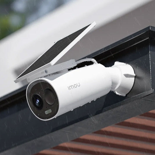 Caméra 100% autonome Bullet avec batterie et panneau solaire - Direct - Sécurité - Boutique