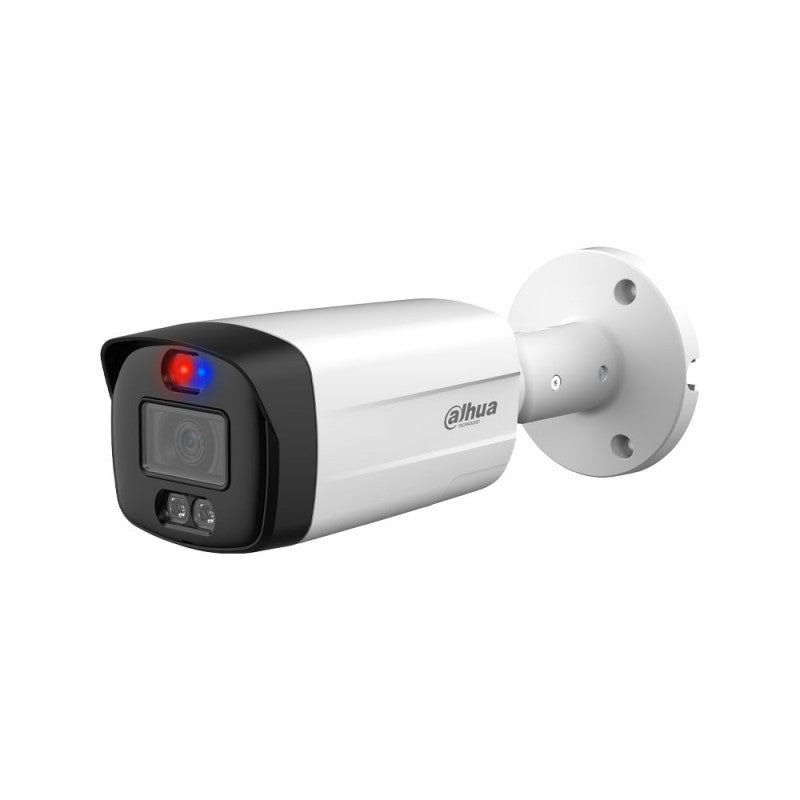 Caméra de surveillance Bullet DAHUA analogique avec dissuasion active - Direct - Sécurité - Boutique