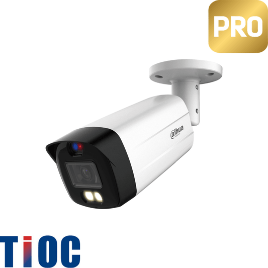 Caméra de surveillance Bullet DAHUA analogique avec dissuasion active - Direct - Sécurité - Boutique