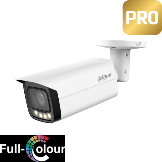 Caméra de surveillance Bullet extérieure analogique DAHUA avec zoom - Série Pro Full Color - Direct - Sécurité - Boutique