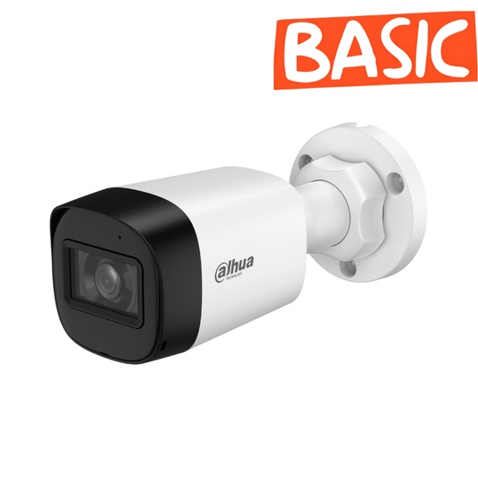 Caméra de surveillance Bullet extérieure analogique DAHUA - Série Lite Métal - Direct - Sécurité - Boutique
