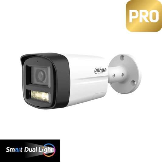 Caméra de surveillance Bullet extérieure analogique DAHUA - Série Pro Smart Light - Direct - Sécurité - Boutique
