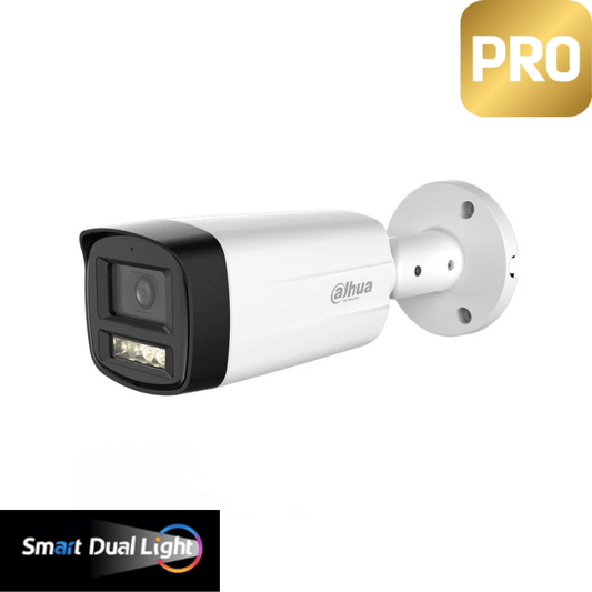 Caméra de surveillance Bullet extérieure analogique DAHUA - Série Pro Smart Light longue distance - Direct - Sécurité - Boutique