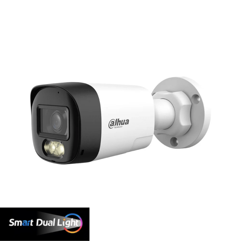 Caméra de surveillance Bullet extérieure analogique DAHUA - Smart Light - Direct - Sécurité - Boutique
