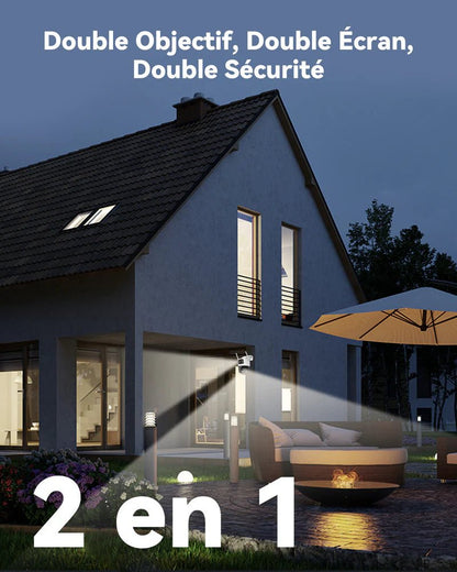 Caméra de surveillance IMOU Double Objectif pour l'extérieur avec détection de mouvement et haut parleur - Direct - Sécurité - Boutique