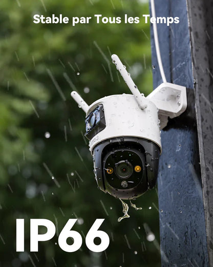 Caméra de surveillance IMOU Double Objectif pour l'extérieur avec détection de mouvement et haut parleur - Direct - Sécurité - Boutique