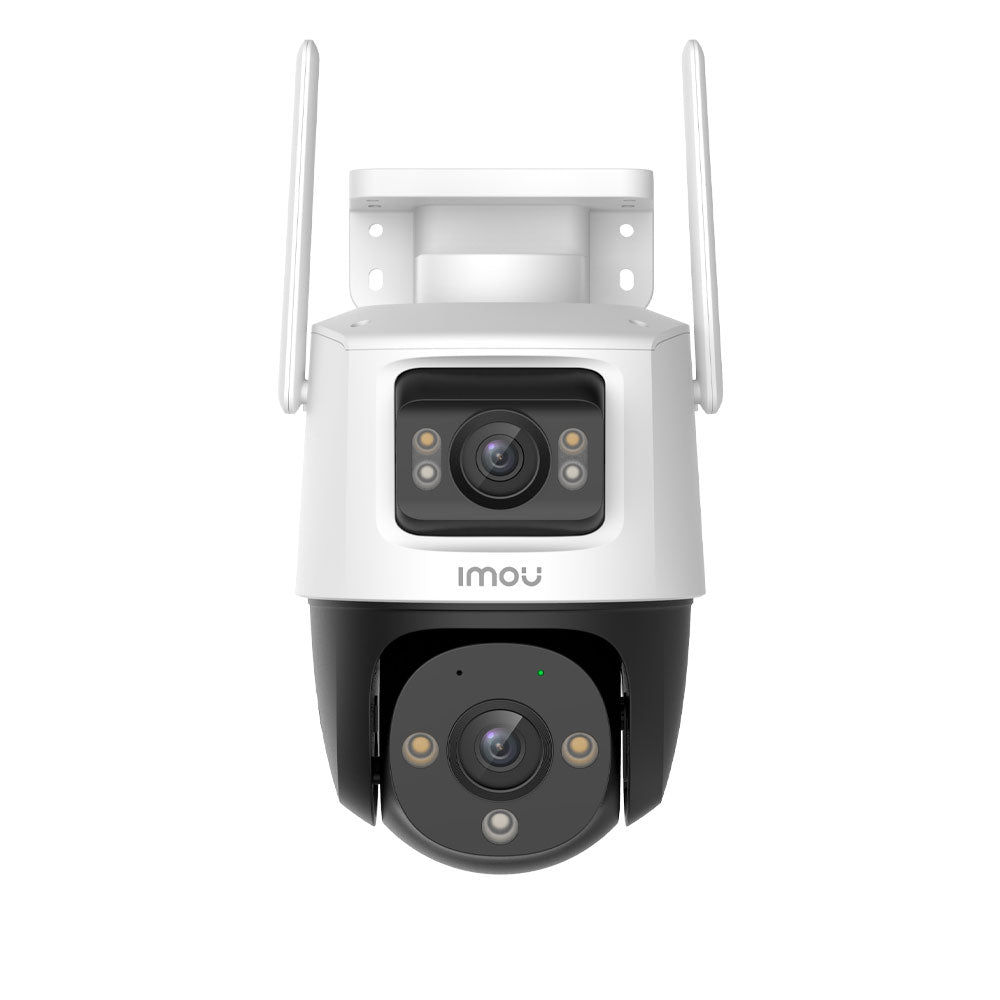 IMOU caméra de surveillance double objectif pour l'extérieur avec détection de mouvement et haut parleur
