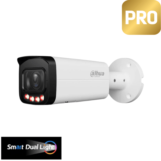 Caméra de surveillance IP Bullet extérieur DAHUA avec zoom - Série Pro Smart Light - Direct - Sécurité - Boutique
