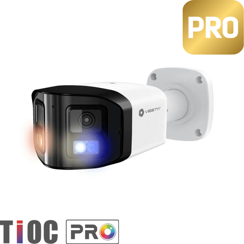 Caméra de surveillance IP Bullet VESTA panoramique - Série TiOC Pro - Direct - Sécurité - Boutique