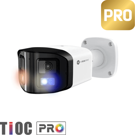 Caméra de surveillance IP Bullet VESTA panoramique - Série TiOC Pro - Direct - Sécurité - Boutique