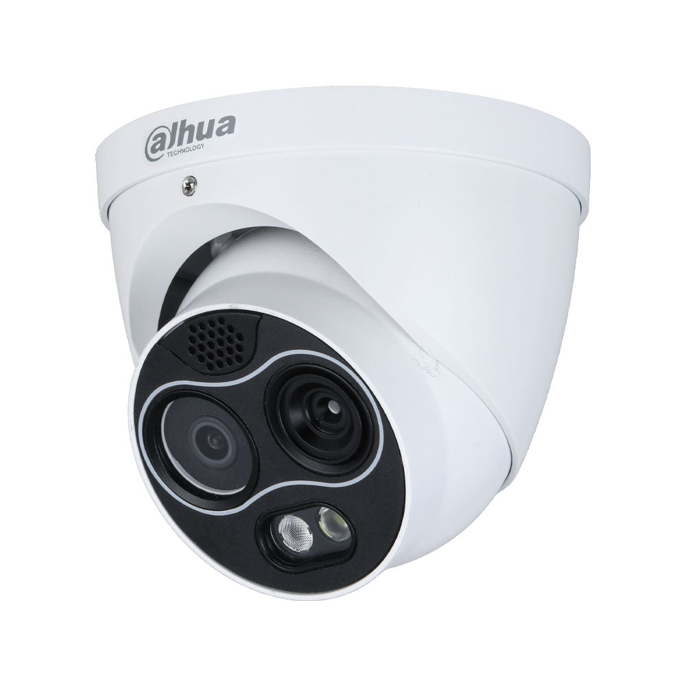 Caméra de surveillance IP dôme thermique DAHUA double objectif - 7 mm - Direct - Sécurité - Boutique