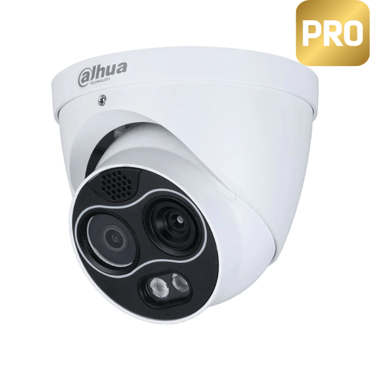 Caméra de surveillance IP dôme thermique DAHUA double objectif - 7 mm - Direct - Sécurité - Boutique