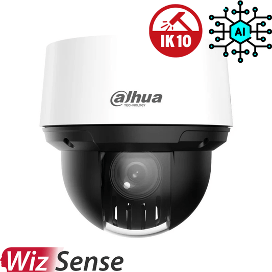Caméra de surveillance IP PTZ DAHUA avec zoom - Série IA Anti - Vansalisme - Direct - Sécurité - Boutique