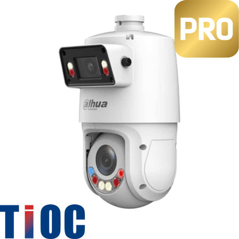 Caméra de surveillance PTZ Double Objectif DAHUA avec zoom - Série pro TiOC - Direct - Sécurité - Boutique