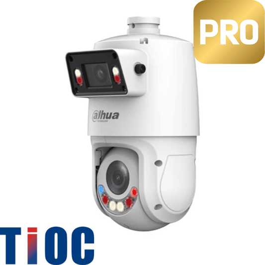 Caméra de surveillance PTZ Double Objectif DAHUA avec zoom - Série pro TiOC - Direct - Sécurité - Boutique