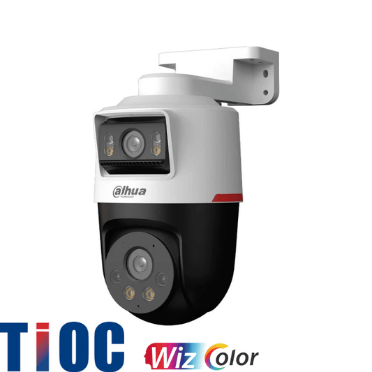 Caméra de surveillance PTZ Double Objectif DAHUA - TiOC WizColor - Direct - Sécurité - Boutique