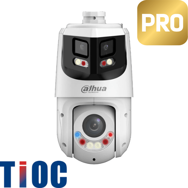Caméra de surveillance PTZ Triple Objectif DAHUA avec zoom - Série pro TiOC - Direct - Sécurité - Boutique