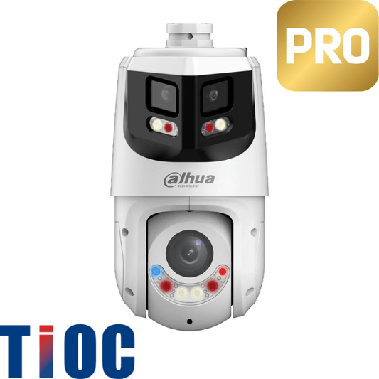 Caméra de surveillance PTZ Triple Objectif DAHUA avec zoom - Série pro TiOC - Direct - Sécurité - Boutique