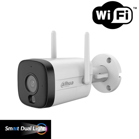 Caméra de surveillance Wi - Fi Bullet extérieur DAHUA - Smart Light - Direct - Sécurité - Boutique