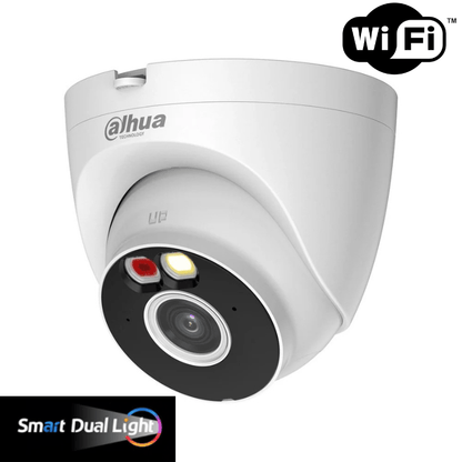 Caméra de surveillance Wi - Fi dôme DAHUA - Smart Light - Direct - Sécurité - Boutique