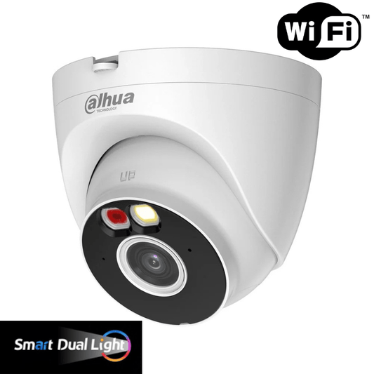 Caméra de surveillance Wi - Fi dôme DAHUA - Smart Light - Direct - Sécurité - Boutique