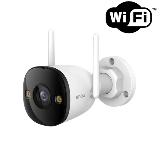 Caméra de surveillance Wi - Fi IMMOU avec vision nocturne en couleur et dissuasion active - Direct - Sécurité - Boutique
