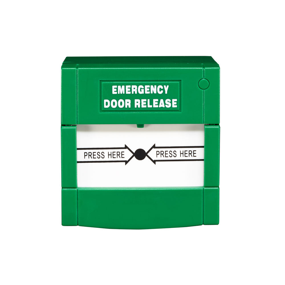 Bouton d'urgence réarmable pour sortie de secours