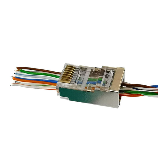 Connecteur blindé facile à sertir RJ45 Cat 6 - Direct - Sécurité - Boutique