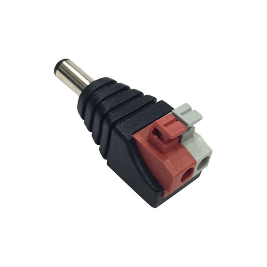 Connecteur d'alimentation mâle avec borne d'insertion - Direct - Sécurité - Boutique