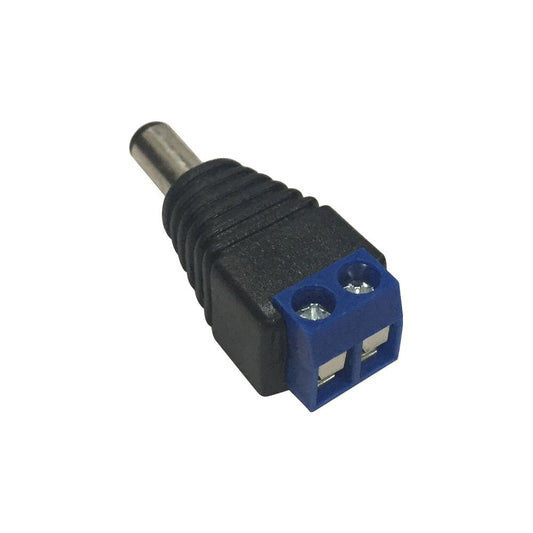 Connecteur d'alimentation mâle avec bornes à vis - Direct - Sécurité - Boutique