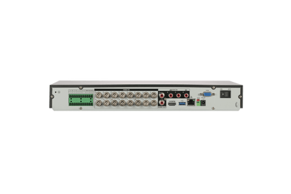 Enregistreur de vidéosurveillance DAHUA 16 canaux analogique très haute définition 8MP avec sortie d'alarme et IA - 2 disques durs - Direct - Sécurité - Boutique