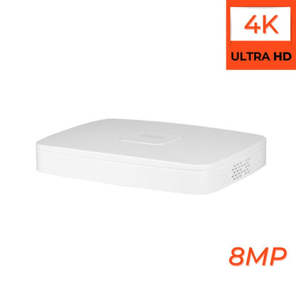 Enregistreur de vidéosurveillance DAHUA 4 canaux analogique 8MP Ultra HD - Direct - Sécurité - Boutique