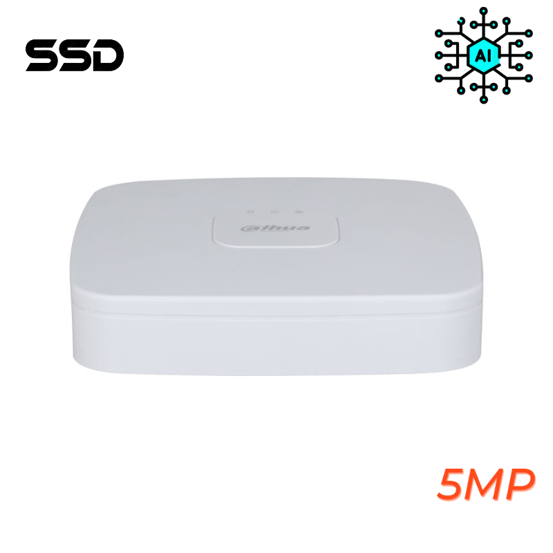 Enregistreur de vidéosurveillance DAHUA 4 canaux analogique très haute définition 5MP avec SSD 1TO - Direct - Sécurité - Boutique