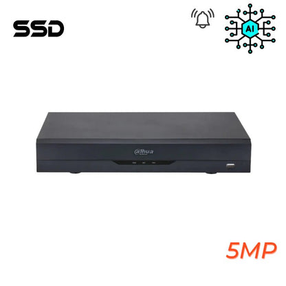 Enregistreur de vidéosurveillance DAHUA 8 canaux analogique très haute définition 5MP avec SSD 1TO et sortie d'alarme - Direct - Sécurité - Boutique