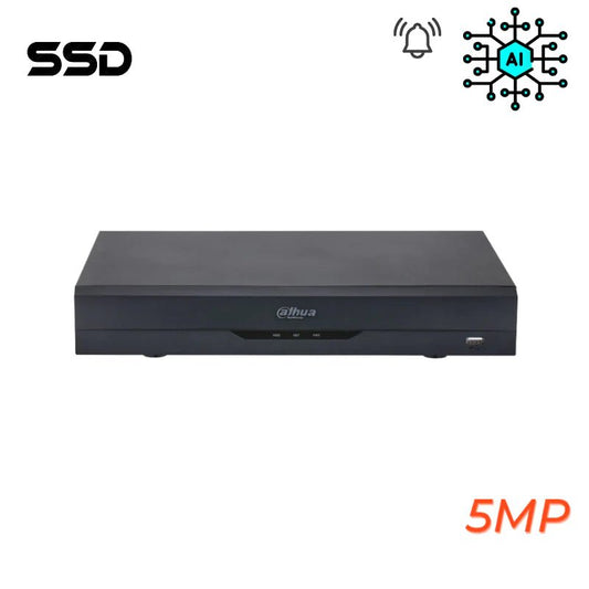 Enregistreur de vidéosurveillance DAHUA 8 canaux analogique très haute définition 5MP avec SSD 1TO et sortie d'alarme - Direct - Sécurité - Boutique