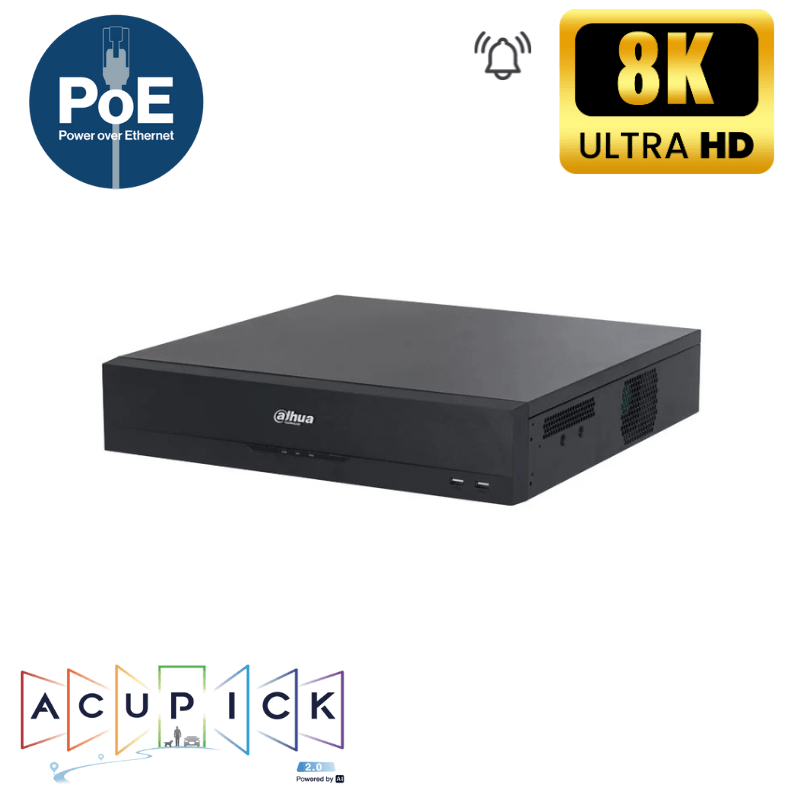Enregistreur de vidéosurveillance IP DAHUA 16 CANAUX POE - AcuPick 8 disques durs - Direct - Sécurité - Boutique