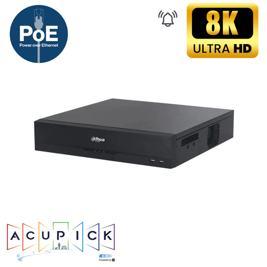 Enregistreur de vidéosurveillance IP DAHUA 16 CANAUX POE - AcuPick 8 disques durs - Direct - Sécurité - Boutique