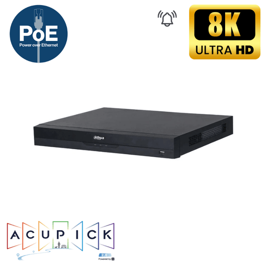 Enregistreur de vidéosurveillance IP DAHUA 32 CANAUX - 16 POE Acupick - Direct - Sécurité - Boutique
