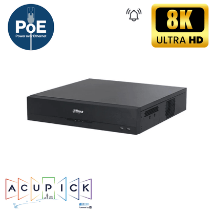 Enregistreur de vidéosurveillance IP DAHUA 32 CANAUX - 16 POE Acupick - 8 disques durs - Direct - Sécurité - Boutique