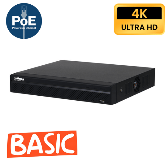 Enregistreur de vidéosurveillance IP DAHUA 8 CANAUX POE - Série Lite - Direct - Sécurité - Boutique