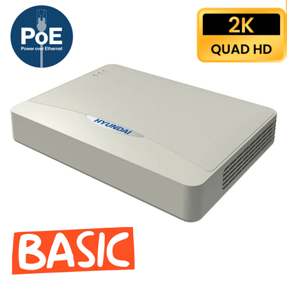 Enregistreur de vidéosurveillance IP HYUNDAI 8 CANAUX POE - Série lite - Direct - Sécurité - Boutique