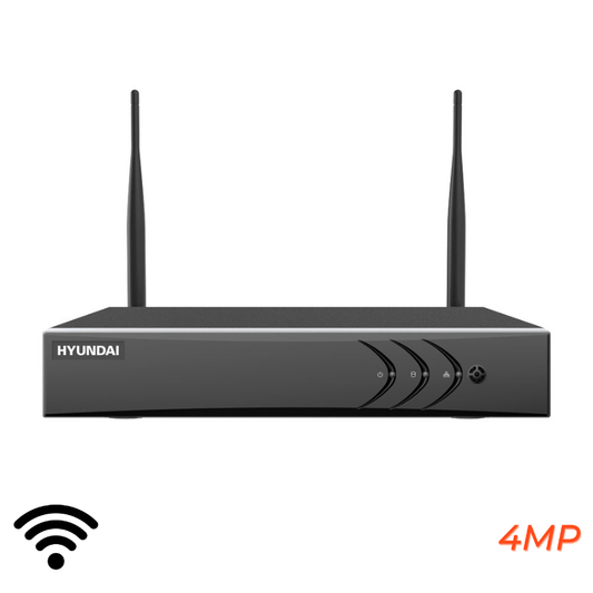Enregistreur de Vidéosurveillance Sans fil Wifi 4 canaux HYUNDAI - Direct - Sécurité - Boutique