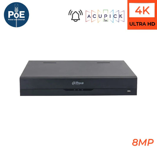 Enregistreurs de vidéosurveillance DAHUA 32 CANAUX POE avec sorties d'alarme et ACUPICK - 4 disques durs - Direct - Sécurité - Boutique