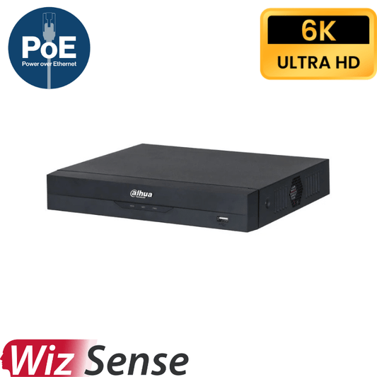 Enregistreurs de vidéosurveillance IP DAHUA 4 CANAUX POE - WizSense - Direct - Sécurité - Boutique