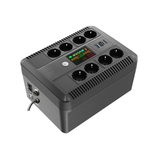 Onduleur avec 6 prises 850VA / 480W - Direct - Sécurité - Boutique