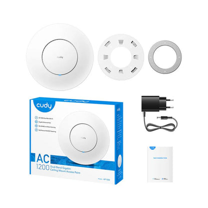 Point d'accès WiFi 6 au plafond CUDY - Direct - Sécurité - Boutique
